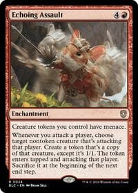 Echoing Assault - Commander: Bloomburrow - Magic: The Gathering card