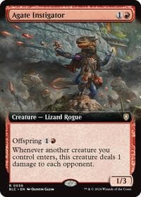 Agate Instigator (Extended Art) - Commander: Bloomburrow - Magic: The Gathering card