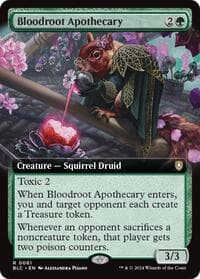 Bloodroot Apothecary (Extended Art) - Commander: Bloomburrow - Magic: The Gathering card