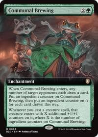 Communal Brewing (Extended Art) - Commander: Bloomburrow - Magic: The Gathering card