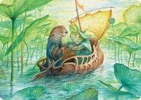 Run Away Together Art Card - Art Series: Bloomburrow - Magic: The Gathering card