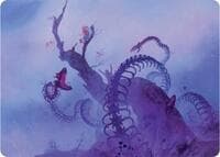 Coiling Rebirth Art Card - Art Series: Bloomburrow - Magic: The Gathering card