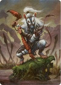 Ink-Eyes, Servant of Oni Art Card - Art Series: Bloomburrow - Magic: The Gathering card