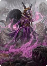Liliana of the Dark Realms Art Card - Art Series: Bloomburrow - Magic: The Gathering card