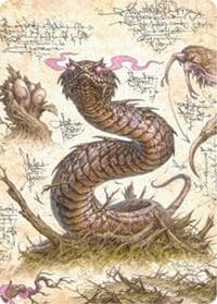 Rottenmouth Viper Art Card - Art Series: Bloomburrow - Magic: The Gathering card