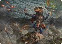 Agate Instigator Art Card - Art Series: Bloomburrow - Magic: The Gathering card