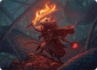 Emberheart Challenger Art Card - Art Series: Bloomburrow - Magic: The Gathering card