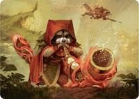 Raccoon Rallier Art Card - Art Series: Bloomburrow - Magic: The Gathering card