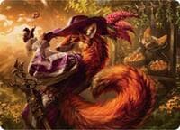 Mr. Foxglove Art Card - Art Series: Bloomburrow - Magic: The Gathering card