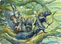 The Odd Acorn Gang Art Card - Art Series: Bloomburrow - Magic: The Gathering card