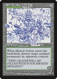 Meteor Golem (1660) - Secret Lair Drop Series - Magic: The Gathering card