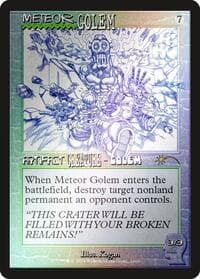 Meteor Golem (1660) (Rainbow Foil) - Secret Lair Drop Series - Magic: The Gathering card