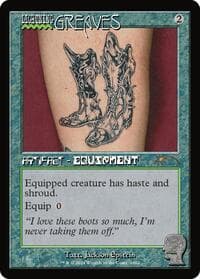 Lightning Greaves (1662) - Secret Lair Drop Series - Magic: The Gathering card