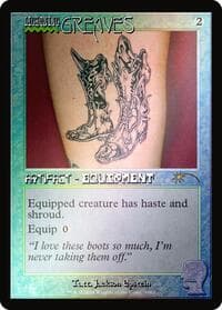Lightning Greaves (1662) (Rainbow Foil) - Secret Lair Drop Series - Magic: The Gathering card