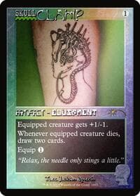 Skullclamp (1663) (Rainbow Foil) - Secret Lair Drop Series - Magic: The Gathering card