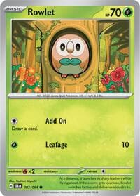Rowlet - SV: Shrouded Fable - Pokemon card