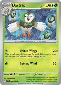 Dartrix - SV: Shrouded Fable - Pokemon card