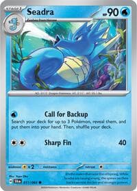 Seadra - SV: Shrouded Fable - Pokemon card