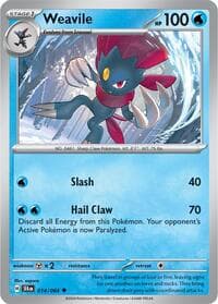 Weavile - SV: Shrouded Fable - Pokemon card