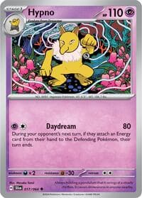 Hypno - SV: Shrouded Fable - Pokemon card