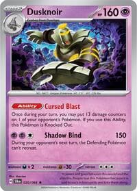 Dusknoir - SV: Shrouded Fable - Pokemon card