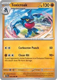Toxicroak - SV: Shrouded Fable - Pokemon card
