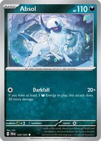 Absol - SV: Shrouded Fable - Pokemon card