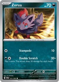 Zorua - SV: Shrouded Fable - Pokemon card