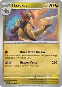 Haxorus - SV: Shrouded Fable - Pokemon card