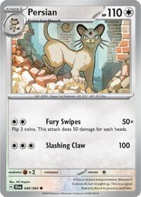 Persian - SV: Shrouded Fable - Pokemon card
