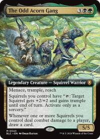 The Odd Acorn Gang (Extended Art) - Commander: Bloomburrow - Magic: The Gathering card
