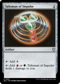 Talisman of Impulse - Commander: Bloomburrow - Magic: The Gathering card