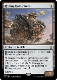 Rolling Hamsphere - Commander: Bloomburrow - Magic: The Gathering card