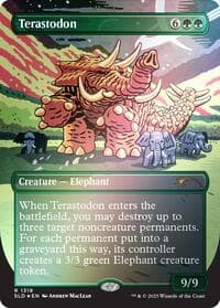 Terastodon (Rainbow Foil) - Secret Lair Drop Series - Magic: The Gathering card