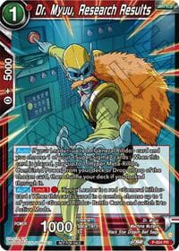 Dr. Myuu, Research Results (Zenkai Series Tournament Pack Vol.8) - Tournament Promotion Cards - Dragon Ball Super: Masters card