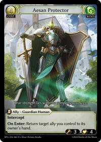 Aesan Protector - Supporter Pack 2 - Grand Archive TCG card