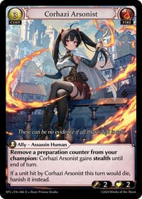 Corhazi Arsonist - Supporter Pack 2 - Grand Archive TCG card