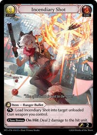 Incendiary Shot - Supporter Pack 2 - Grand Archive TCG card