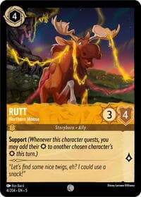 Rutt - Northern Moose - Shimmering Skies - Disney Lorcana card