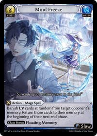 Mind Freeze - Supporter Pack 2 - Grand Archive TCG card