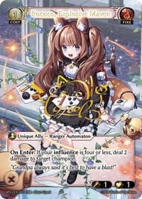 Rococo, Explosive Maven (CSR) - Supporter Pack 2 - Grand Archive TCG card