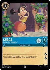Chaca - Impressive Daughter - Shimmering Skies - Disney Lorcana card