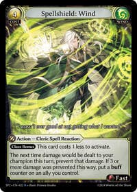 Spellshield: Wind - Supporter Pack 2 - Grand Archive TCG card