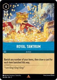 Royal Tantrum - Shimmering Skies - Disney Lorcana card