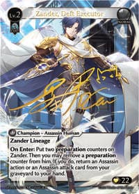 Zander, Deft Executor (CSR) - Supporter Pack 2 - Grand Archive TCG card