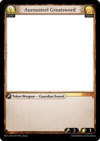 Aurousteel Greatsword - Supporter Pack 2 - Grand Archive TCG card