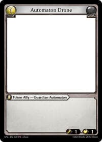 Automaton Drone - Supporter Pack 2 - Grand Archive TCG card