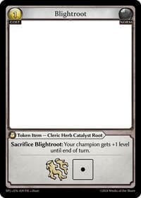 Blightroot - Supporter Pack 2 - Grand Archive TCG card