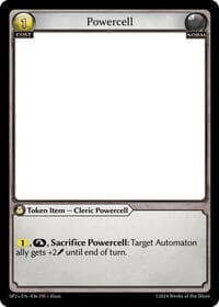 Powercell - Supporter Pack 2 - Grand Archive TCG card