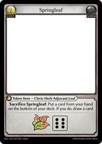 Springleaf - Supporter Pack 2 - Grand Archive TCG card